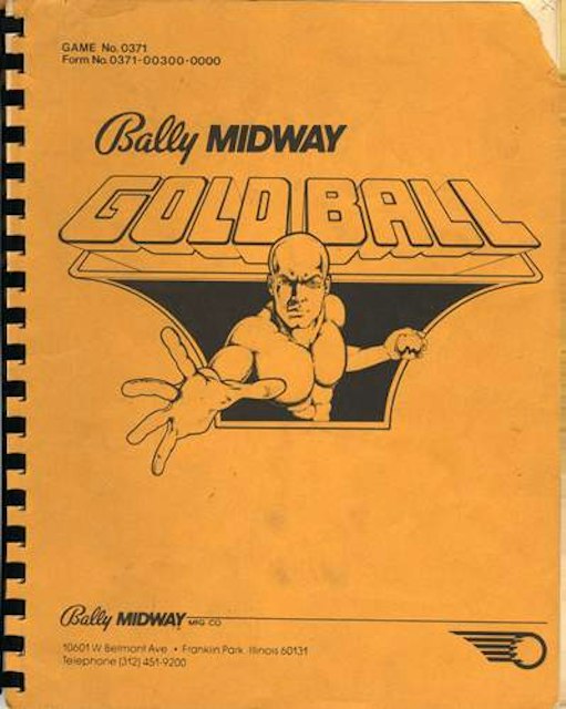 GOLD BALL (Bally) Manual and schematic