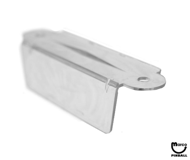 Lane guide - 3-1/8 inch clear single side A-9397