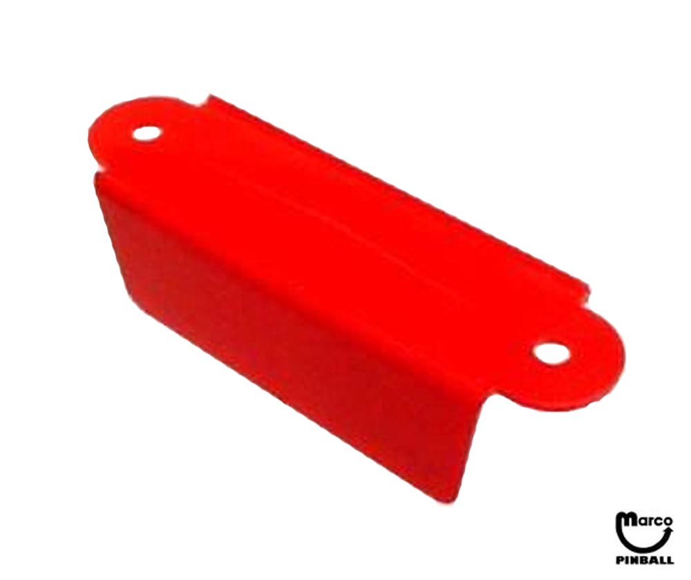 Lane guide - 3-1/8 inch red opaque single A-9397