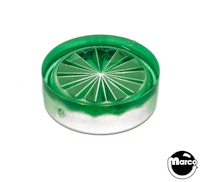 Insert - circle 3/4" green transparent