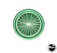 Insert - circle 3/4" green transparent