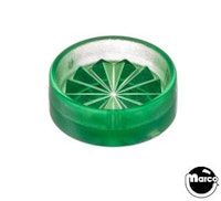 Insert - circle 3/4" green transparent