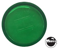 Insert - circle 1 inch green transparent