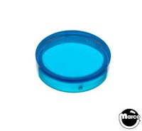 Insert - circle 1 inch blue transparent