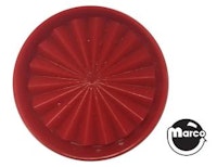 Insert - round 1 inch opaque red