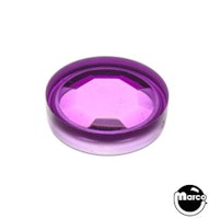 Insert - round 1 inch clear violet plain