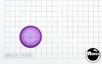 Insert - round 1 inch clear violet plain