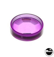 Insert - round 1 inch clear violet plain