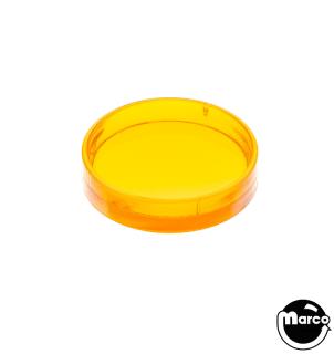 Insert - round 1-3/16 inch clear amber plain