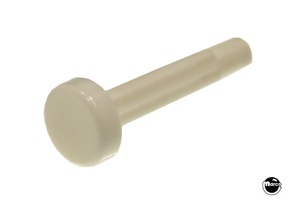 Rollover button 5/16 inch dia white