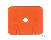 Target face - rectangle orange