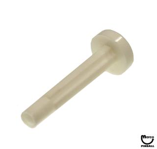 Rollover button 5/16 inch dia white