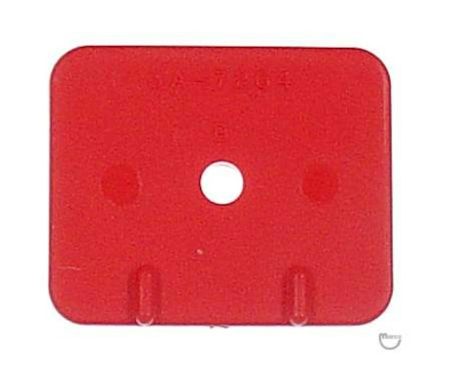 Target face - rectangle red 3A-7264