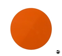 Disc orange bowling puck insert.