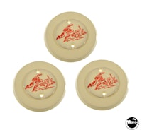 FLASH (Williams) Pop bumper caps (3)