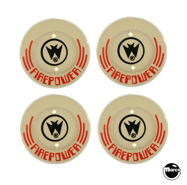 FIREPOWER (Williams) Pop bumper cap set PCS1254