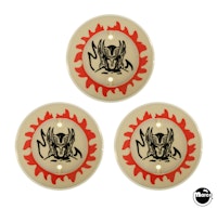 GORGAR (Williams) Pop bumper cap set (3)