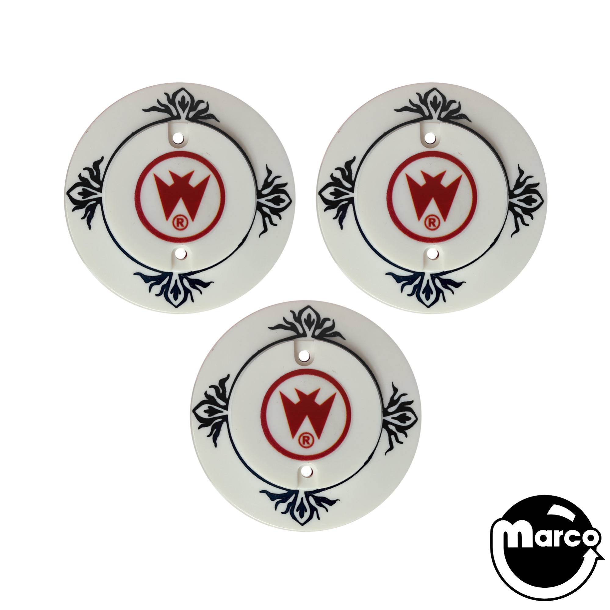 LASER CUE (Williams) Pop bumper cap set