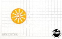 Rollover star button housing orange C-901