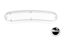 Playfield insert - crescent 3-9/16 inch clear