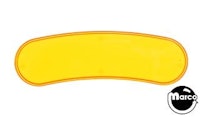 Playfield insert - crescent 3-9/16 inch orange