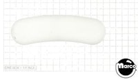 Playfield insert - crescent 3-9/16 inch white