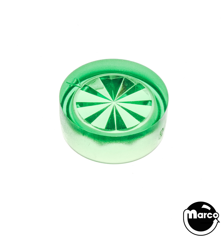 Insert - circle 5/8 inch green starburst