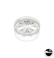 Insert - circle 5/8 inch clear starburst