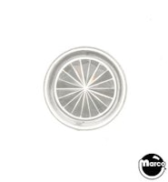 Insert - circle 5/8 inch clear starburst
