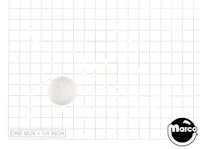 Insert - round 5/8 inch opaque white