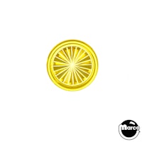Insert - circle 3/4 inch yellow starburst