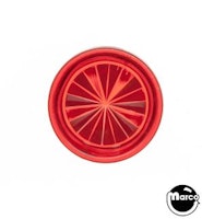 Playfield insert - circle 5/8 inch red