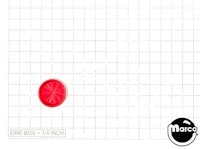 Playfield insert - circle 5/8 inch red