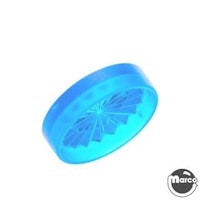 Insert - circle 1 inch blue starburst