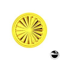 Insert - circle 1 inch yellow starburst