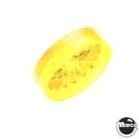 Insert - circle 1 inch yellow starburst