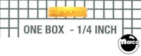 Insert - circle 1 inch yellow starburst