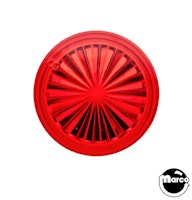Insert - circle 1 inch red starburst