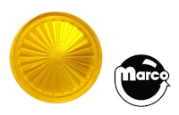 Insert - circle 1-3/16 inch yellow starburst
