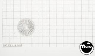 Insert - circle 1-3/16 inch starburst clear