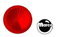 Insert - circle 1-3/16 inch red starburst
