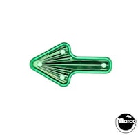 Insert - arrow 1-1/2 inch green starburst C912-2