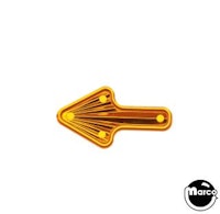 Insert - arrow 1-1/2 inch orange starburst C912-8