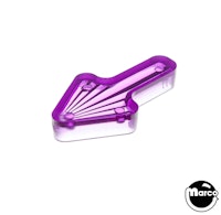 Insert - arrow 1-1/2 inch violet starburst