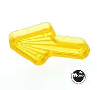 Insert - arrow 1-1/2 inch starburst translucent yellow