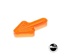 Insert - arrow 1-1/2" amber starburst