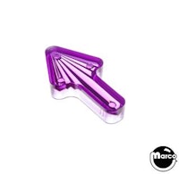 Insert - arrow 1-1/2 inch violet starburst