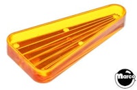 Playfield insert - triangle 2 inch orange starburst