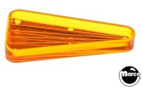 Playfield insert - triangle 2 inch orange starburst