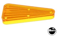 Playfield insert - triangle 2 inch orange starburst